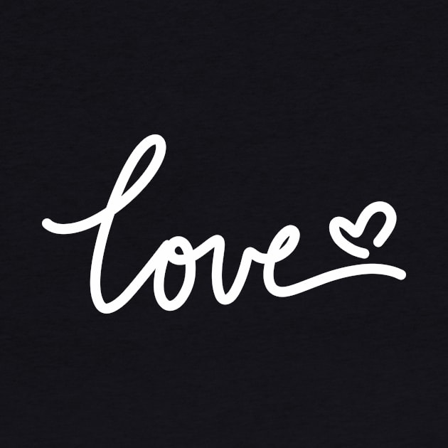 Love Typography by LineXpressions